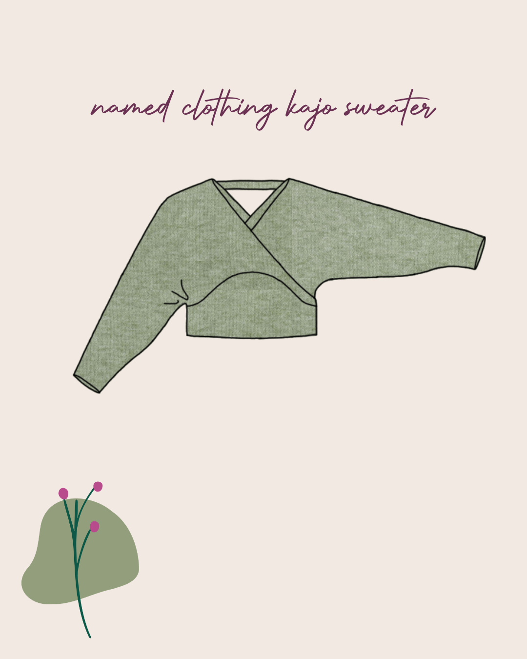 Sewing Kit - Kajo Dress & Top in Snug Knit Fabrics (multiple colour choice)