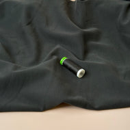 Modal Peachy Soft Ponte Roma Fabric in Black