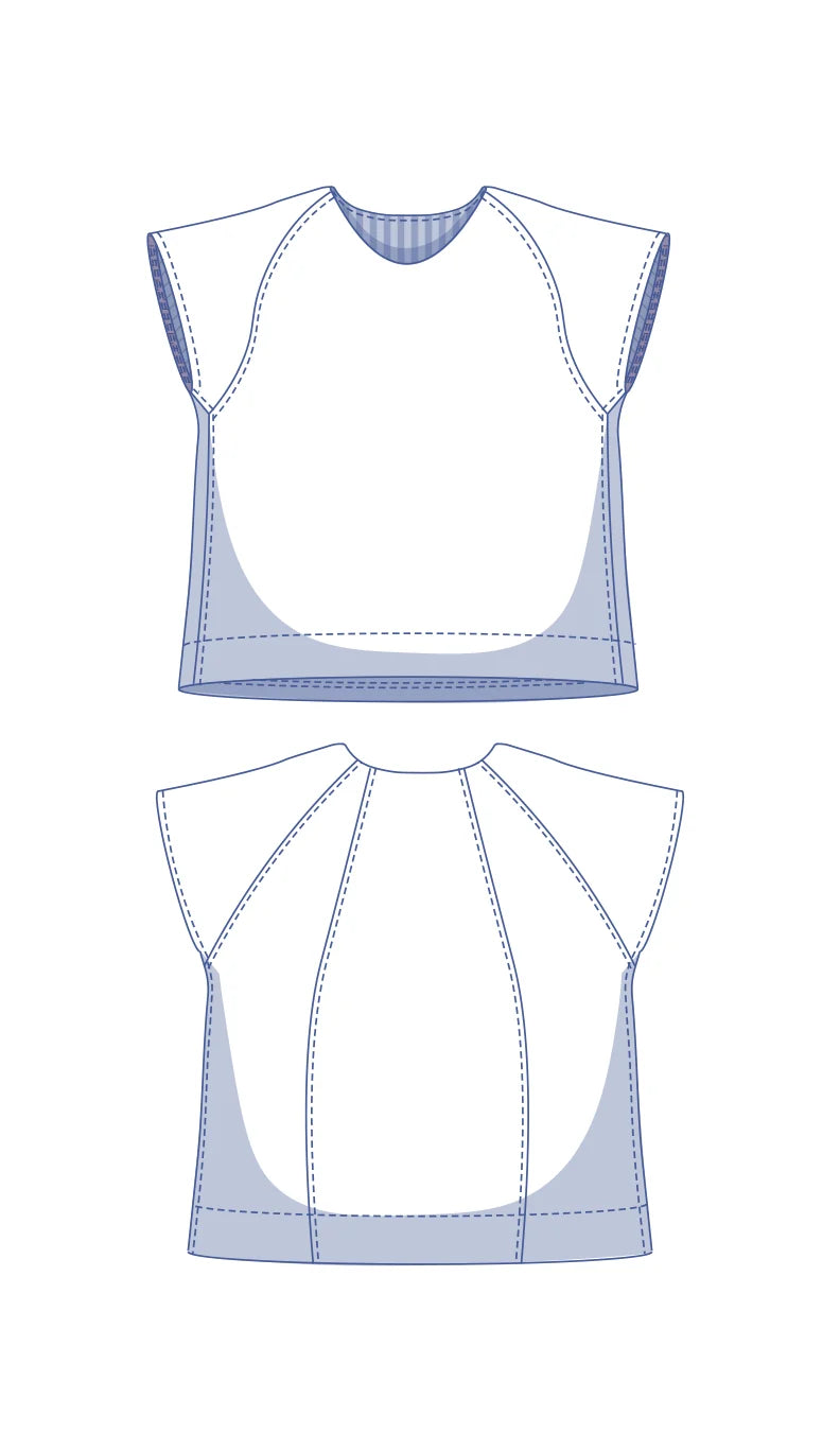 Fibre Mood - LENI Top Sewing Pattern
