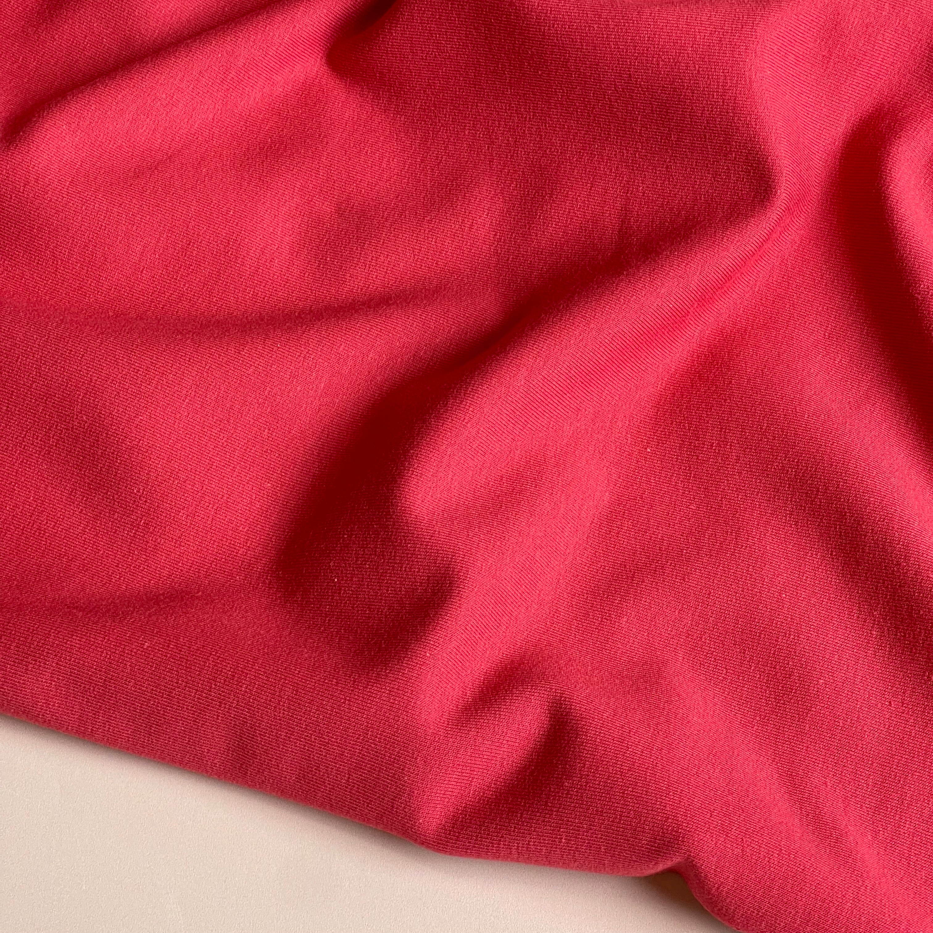 Brushed Sweatshirting in Light Maroon