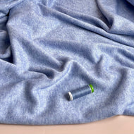 Snug Viscose Blend Sweater Knit in Hydrangea Blue