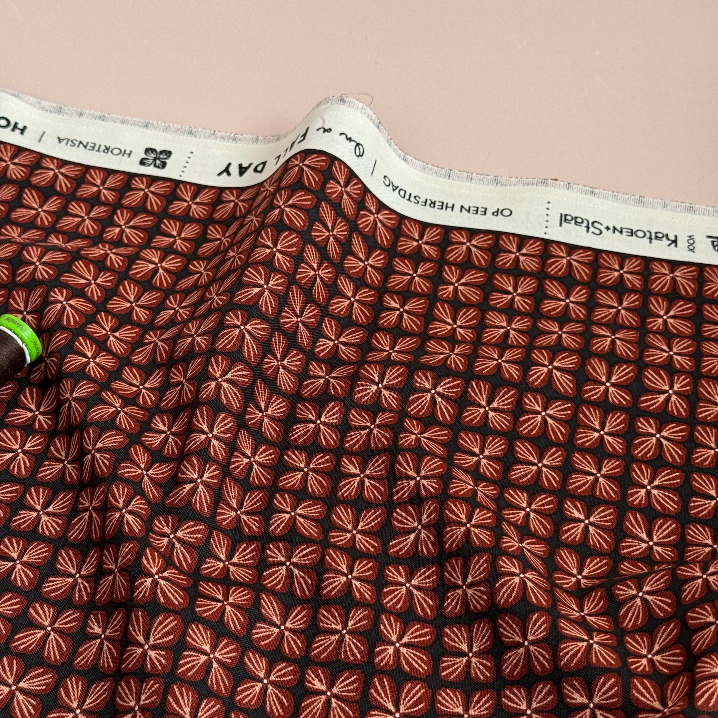 Cotton and Steel - Hortensia After Midnight Japanese Cotton