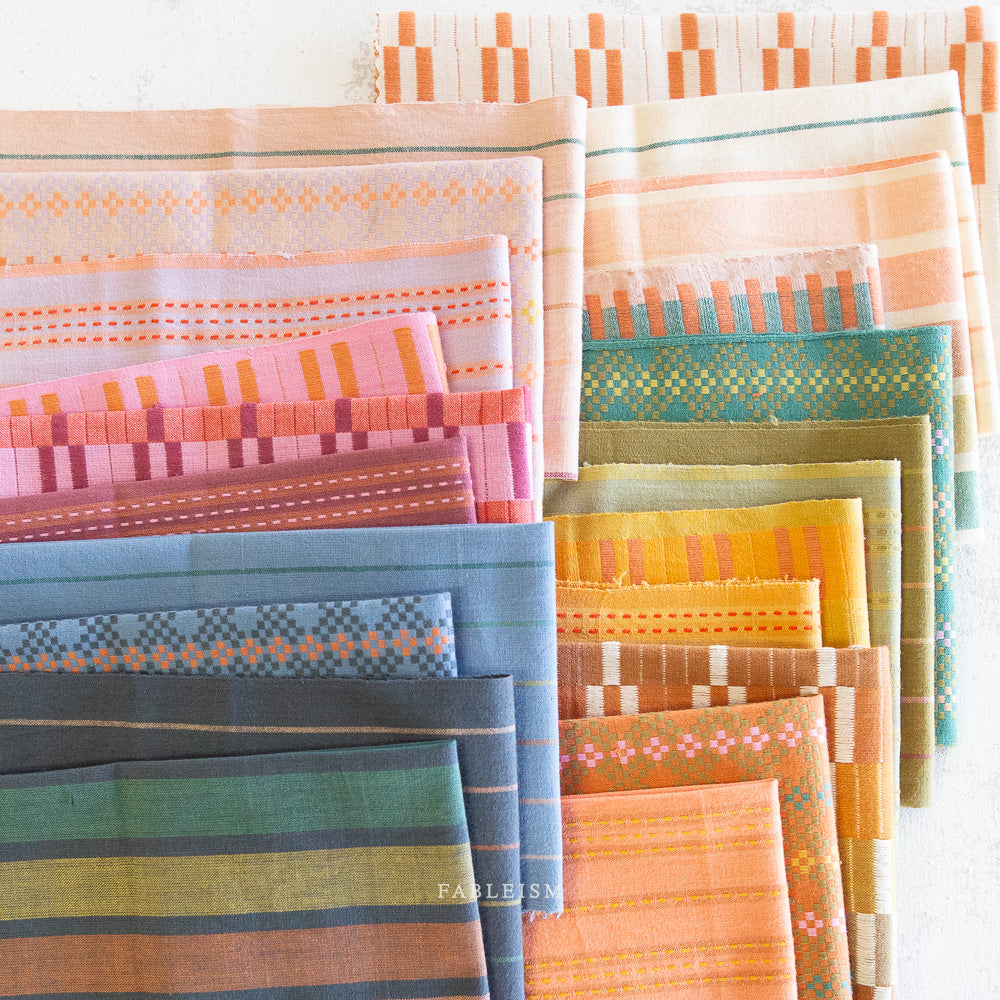 Fableism Supply Co - Lucky Loom Mosaic Melon Yarn Dyed Cotton