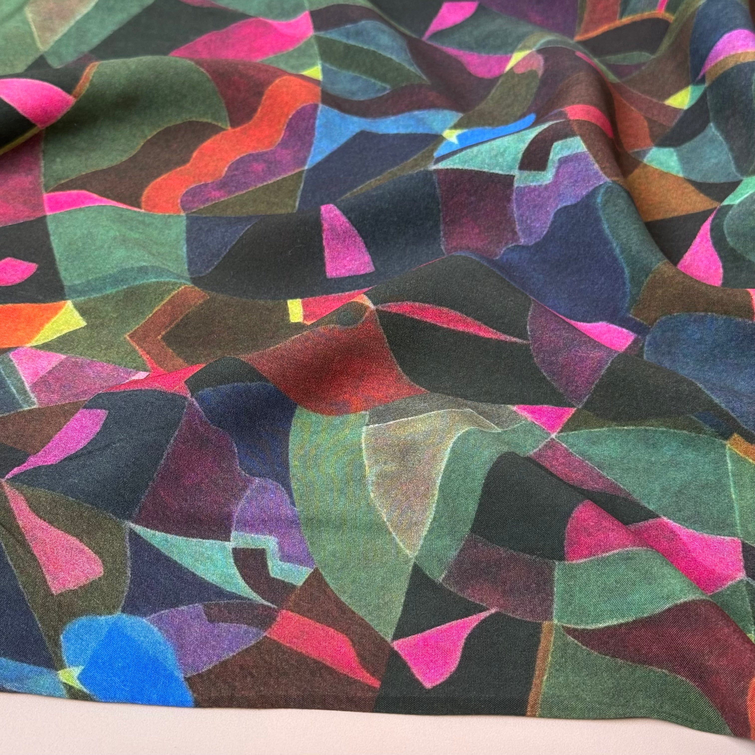 Festive Glow LENZING™ ECOVERO™ Viscose Fabric