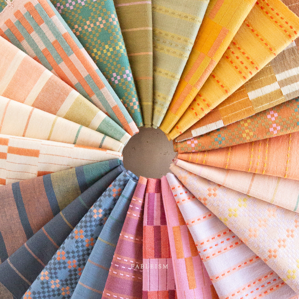 Fableism Supply Co - Lucky Loom Mosaic Melon Yarn Dyed Cotton