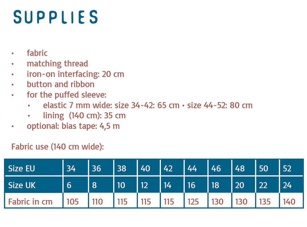 Atelier Jupe - Rosie Blouse Sewing Pattern