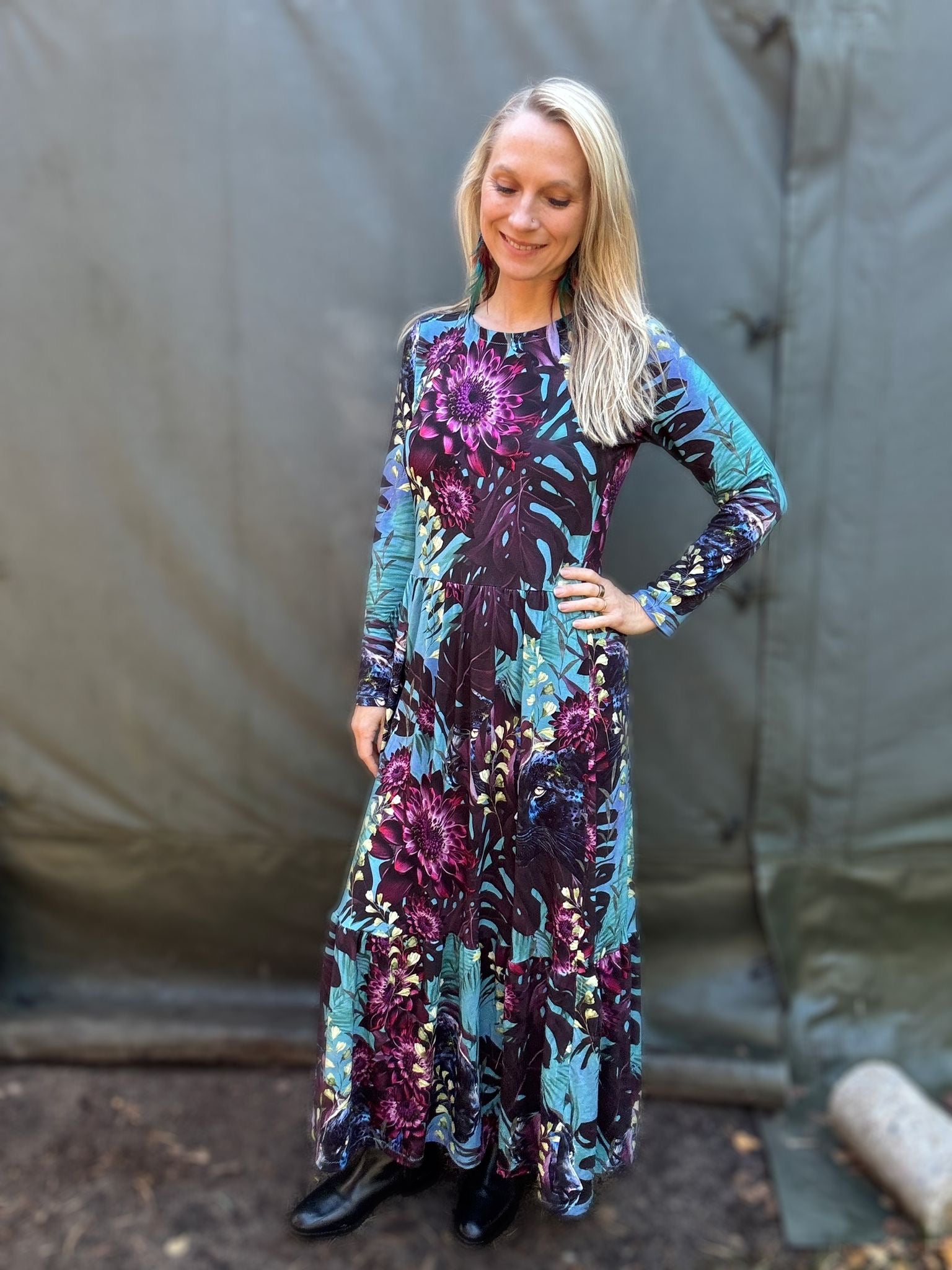 Danish Design - Panther in the Garden ECOVERVO™ Viscose Jersey