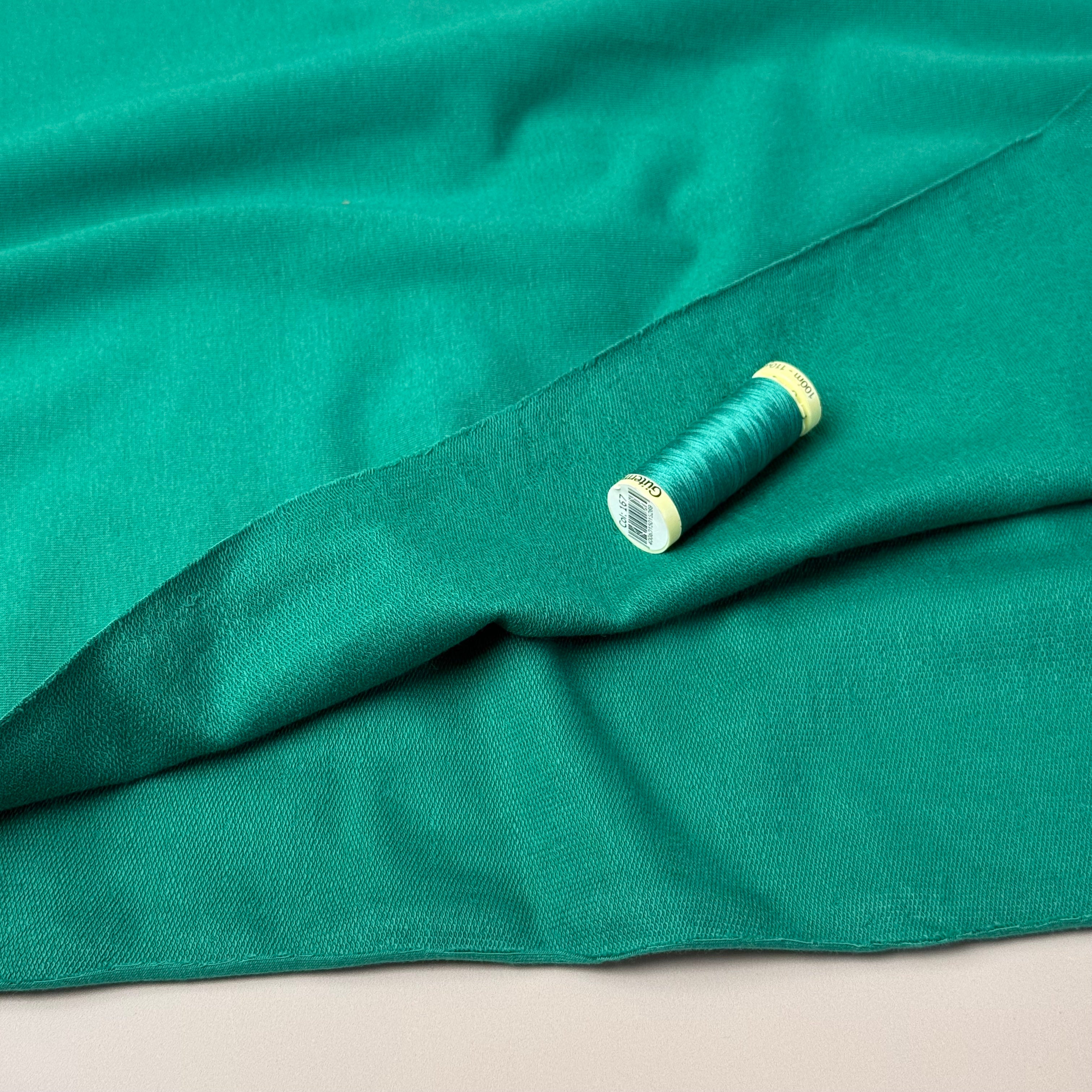 GOTS Organic French Terry in Emerald