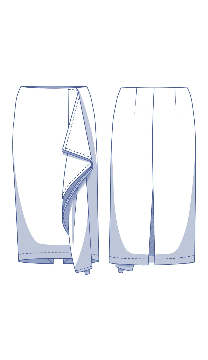 Fibre Mood - YUNA Skirt Sewing Pattern