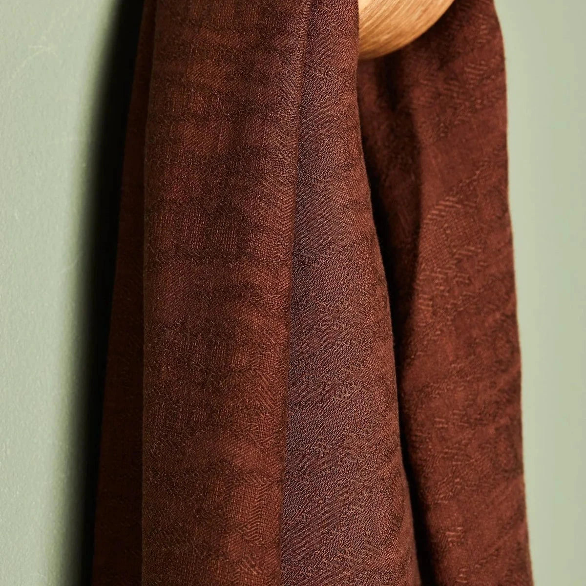 Meet MILK - Pecan Hoya Jacquard Linen Blend with TENCEL™ Lyocell fibers