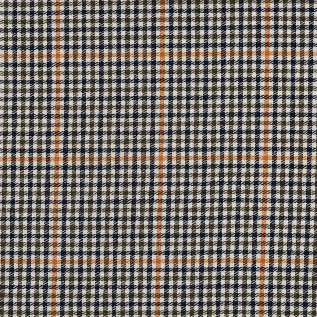 Limited Edition - Luxury Pyjama Kit with Check Navy & Rust Flannel and Navy Jersey