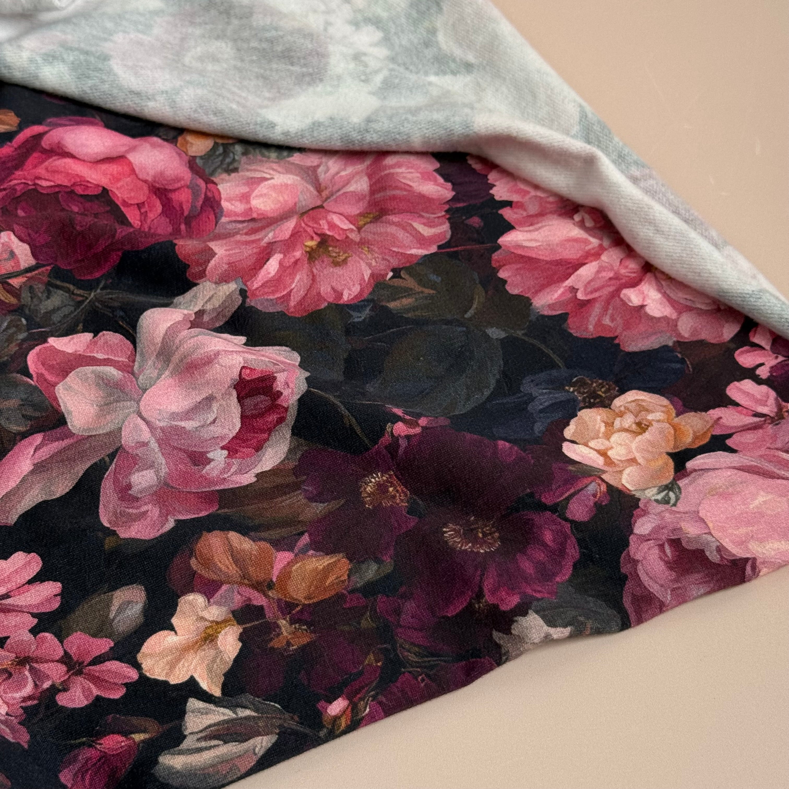 Autumn Bouquet Cotton Sweat-shirting Fabric