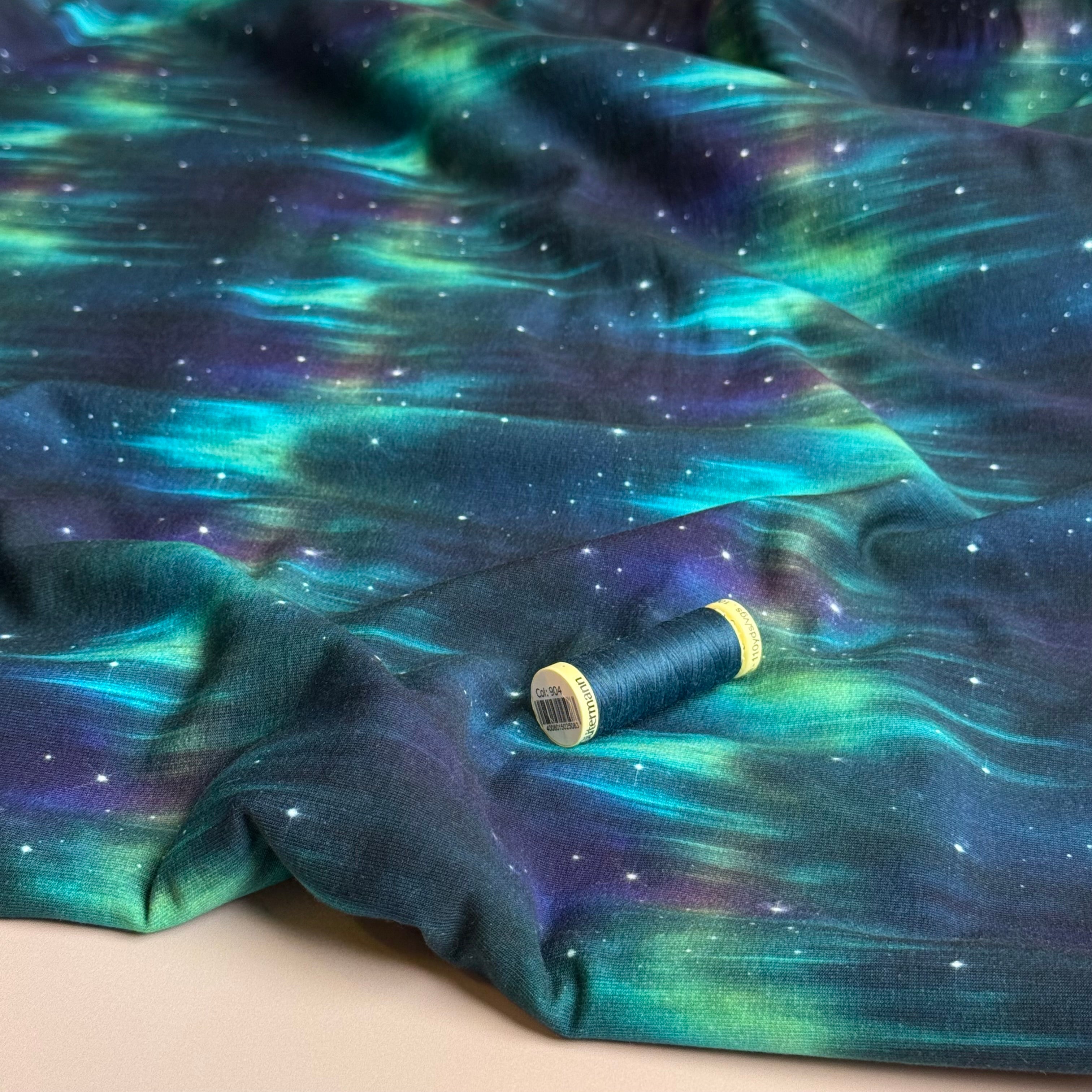 Northern Lights Soft Cotton Sweat-shirting Fabric