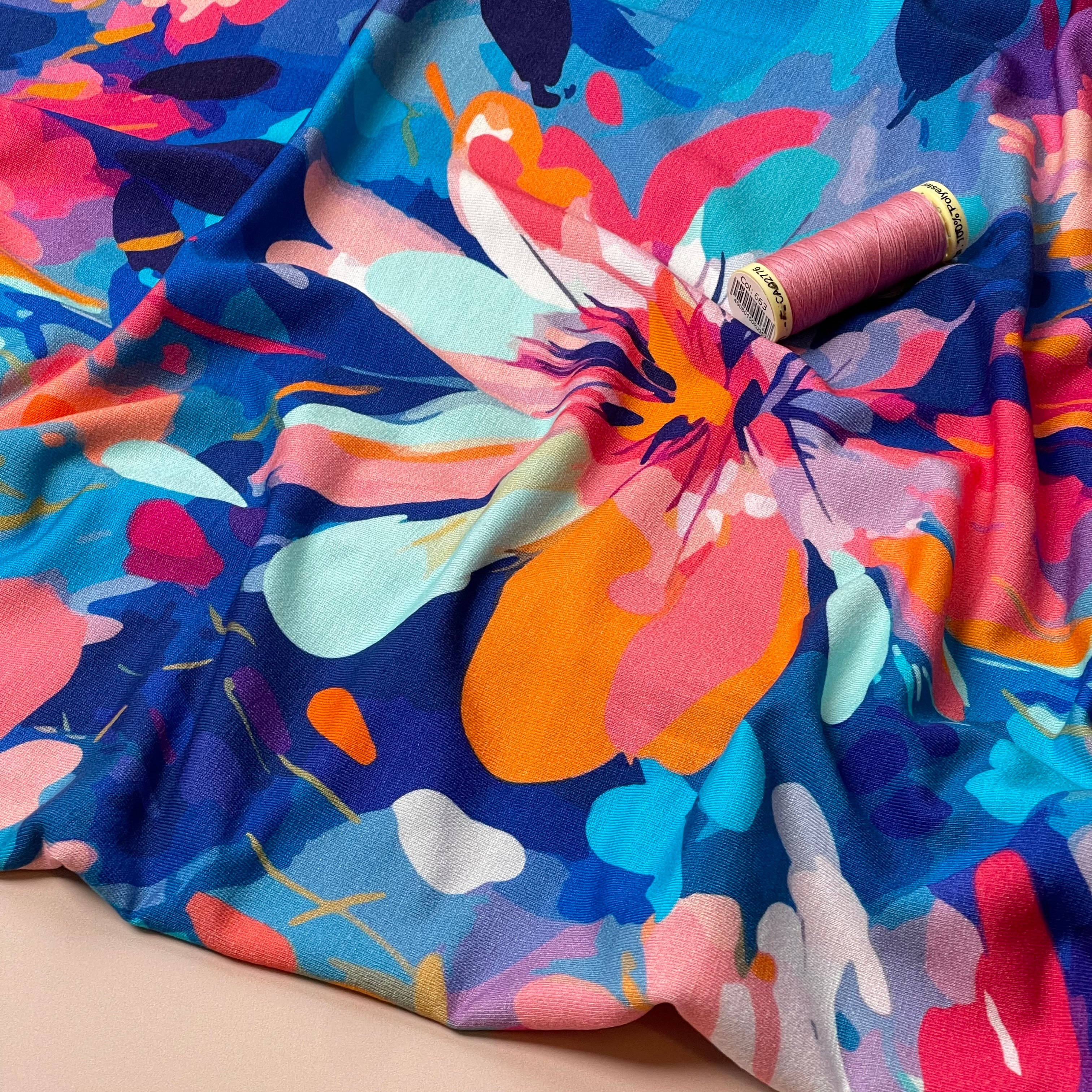 Danish Design - Flower Burst ECOVERVO™ Viscose Jersey