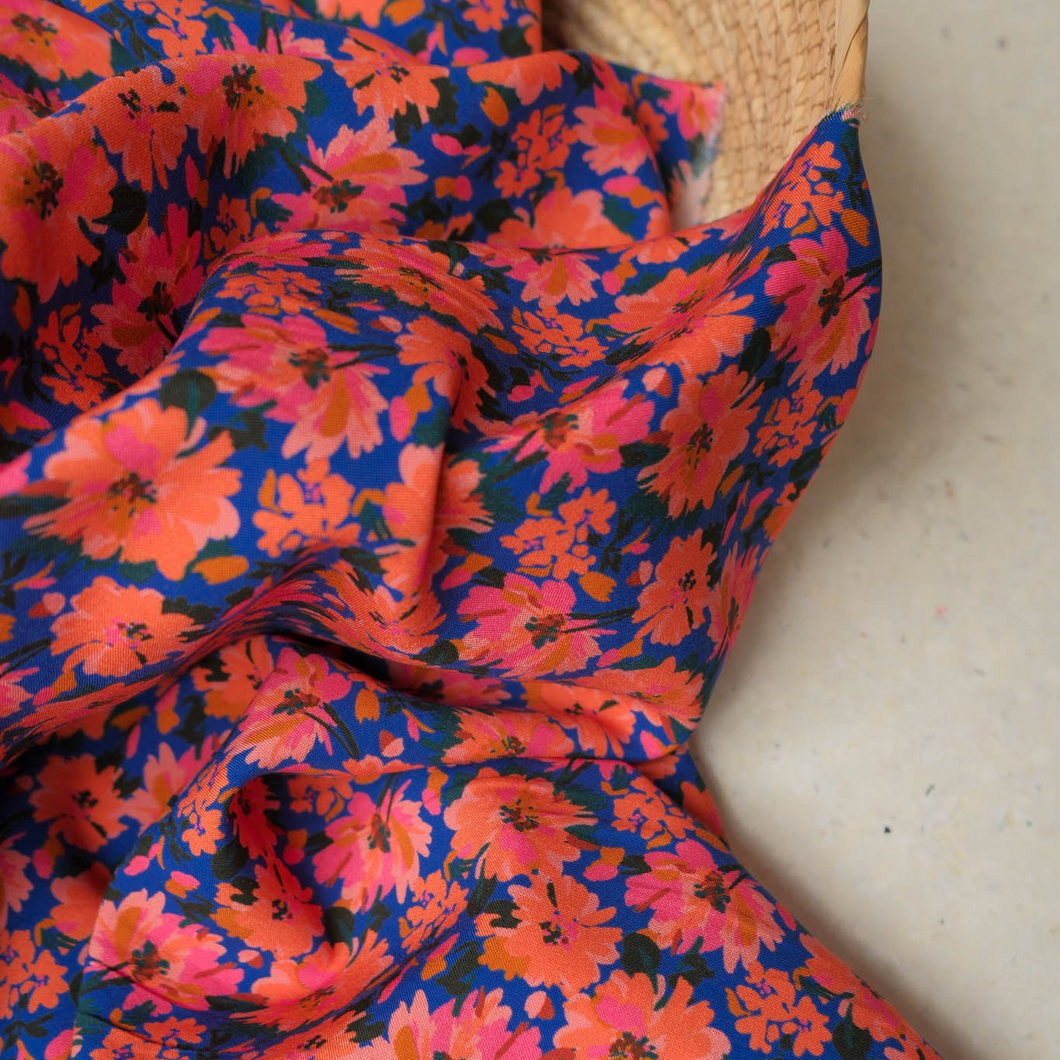 Lise Tailor - Floral Flames Viscose Fabric