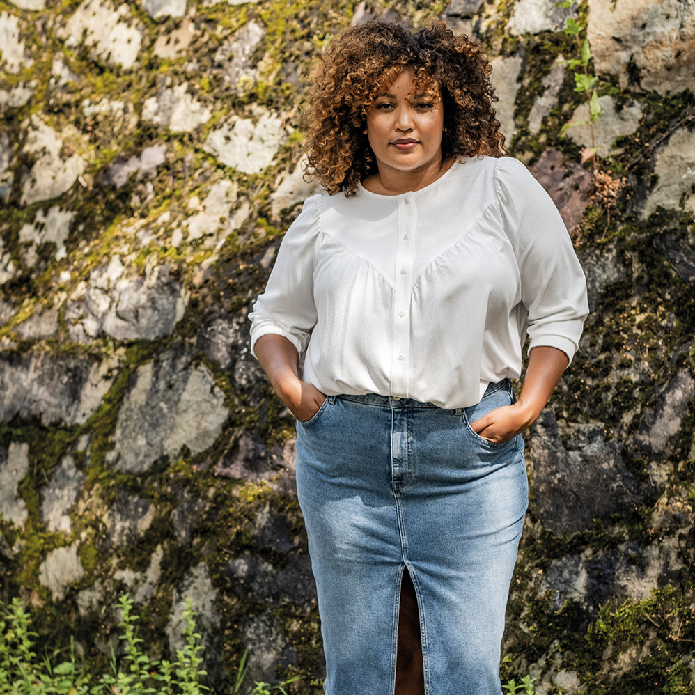 Fibre Mood - ERMINE Blouse Sewing Pattern – Lamazi Fabrics