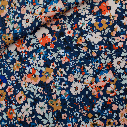 See You At Six - Flower Joy EcoVero Viscose Rayon Sateen