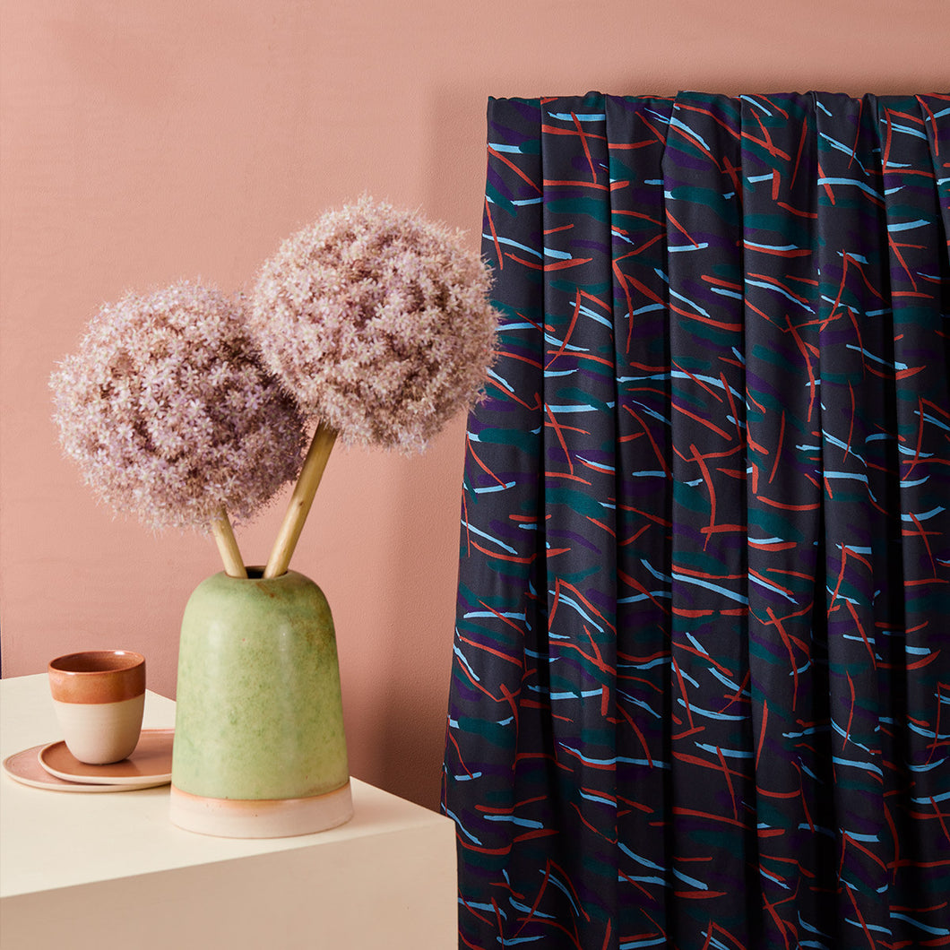 Atelier Brunette - Fuji Night EcoVero™️ Viscose Twill Fabric