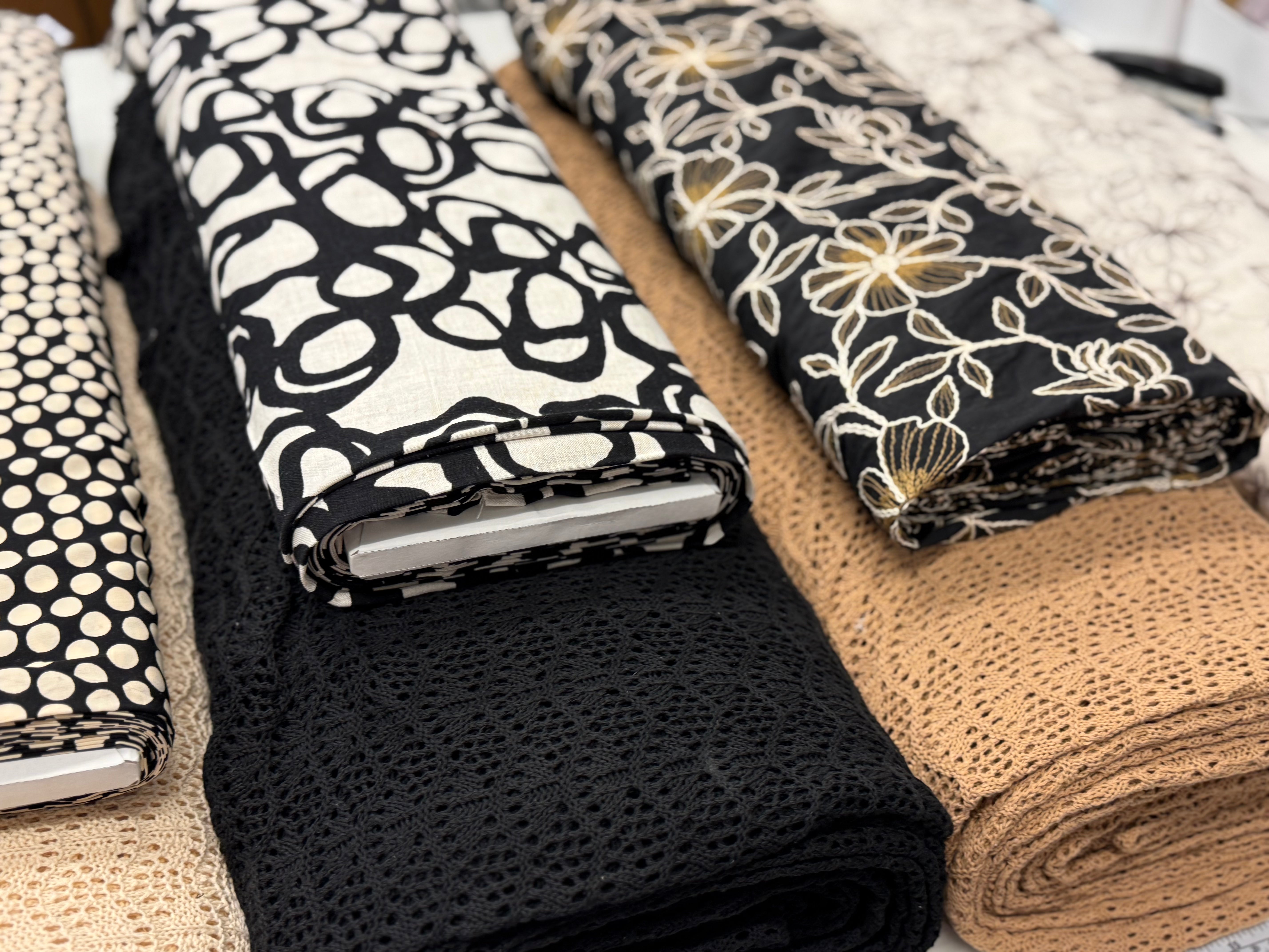 Pure Cotton Crochet Knit in Camel