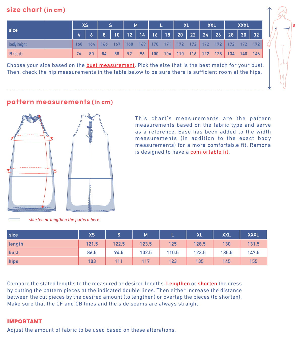 Fibre Mood - RAMONA Dress Sewing Pattern
