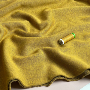 Danish Design - Snuggly Melange Brushed Sweat-shirting in Amber Gold