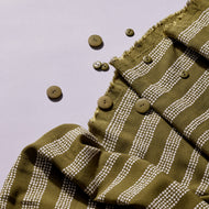 REMNANT 0.8 Metre - Atelier Brunette - Gaia Ivy Green Kesley Viscose Fabric