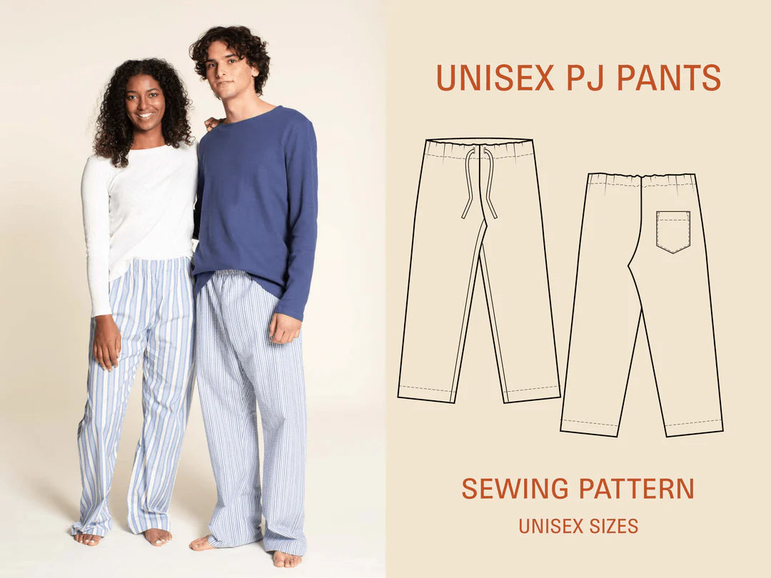 Wardrobe by Me - Pajama Pants - Trousers Sewing Pattern