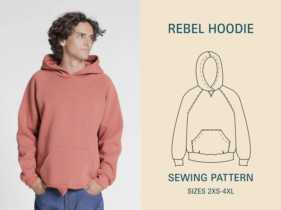 Wardrobe by Me - Rebel Raglan - Mens Sewing Pattern