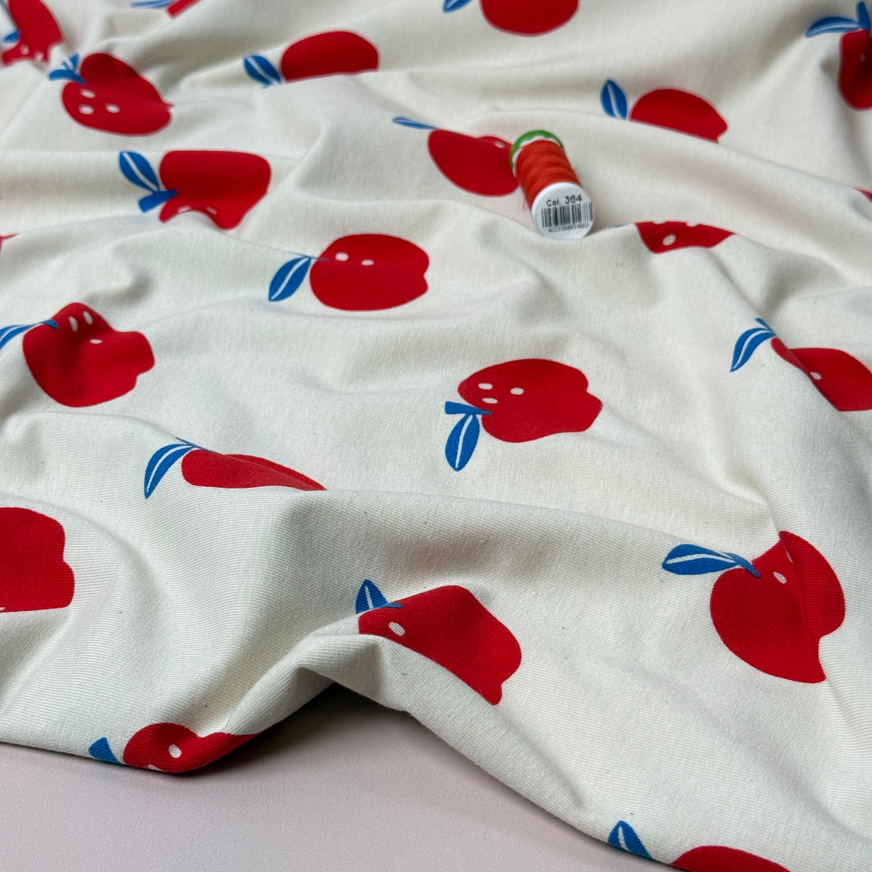 Apples Natural GOTS Organic Cotton Jersey