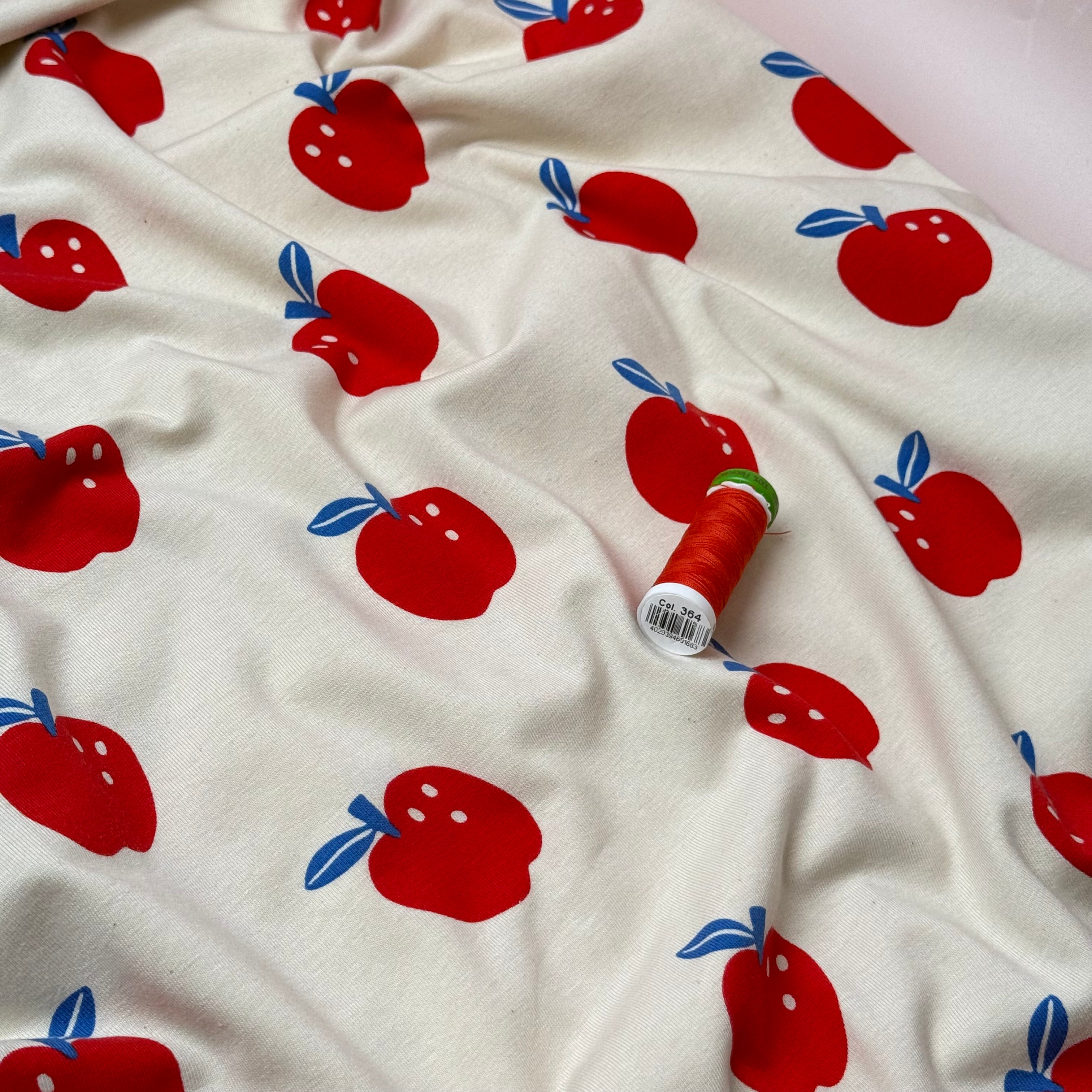 Apples Natural GOTS Organic Cotton Jersey