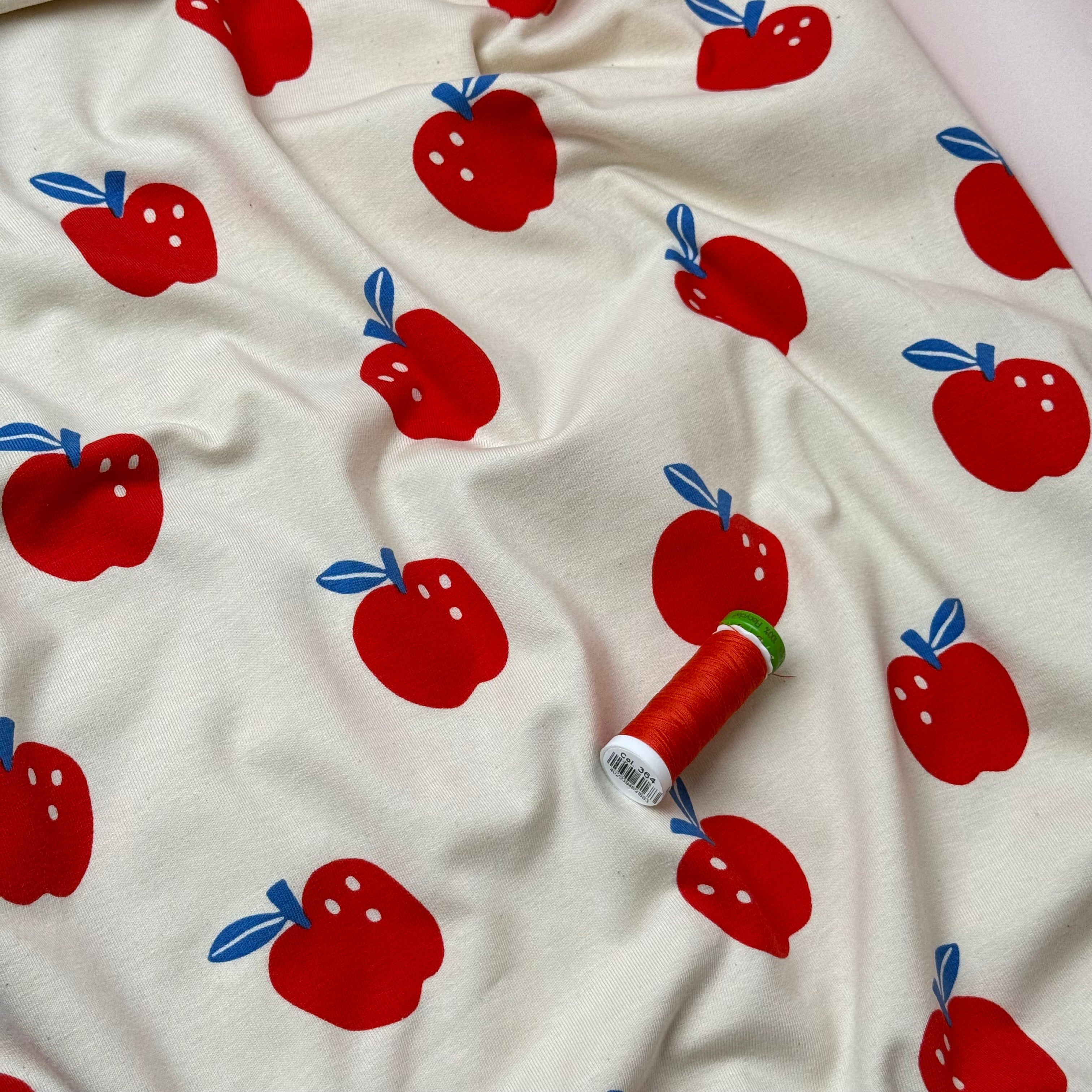 Apples Natural GOTS Organic Cotton Jersey