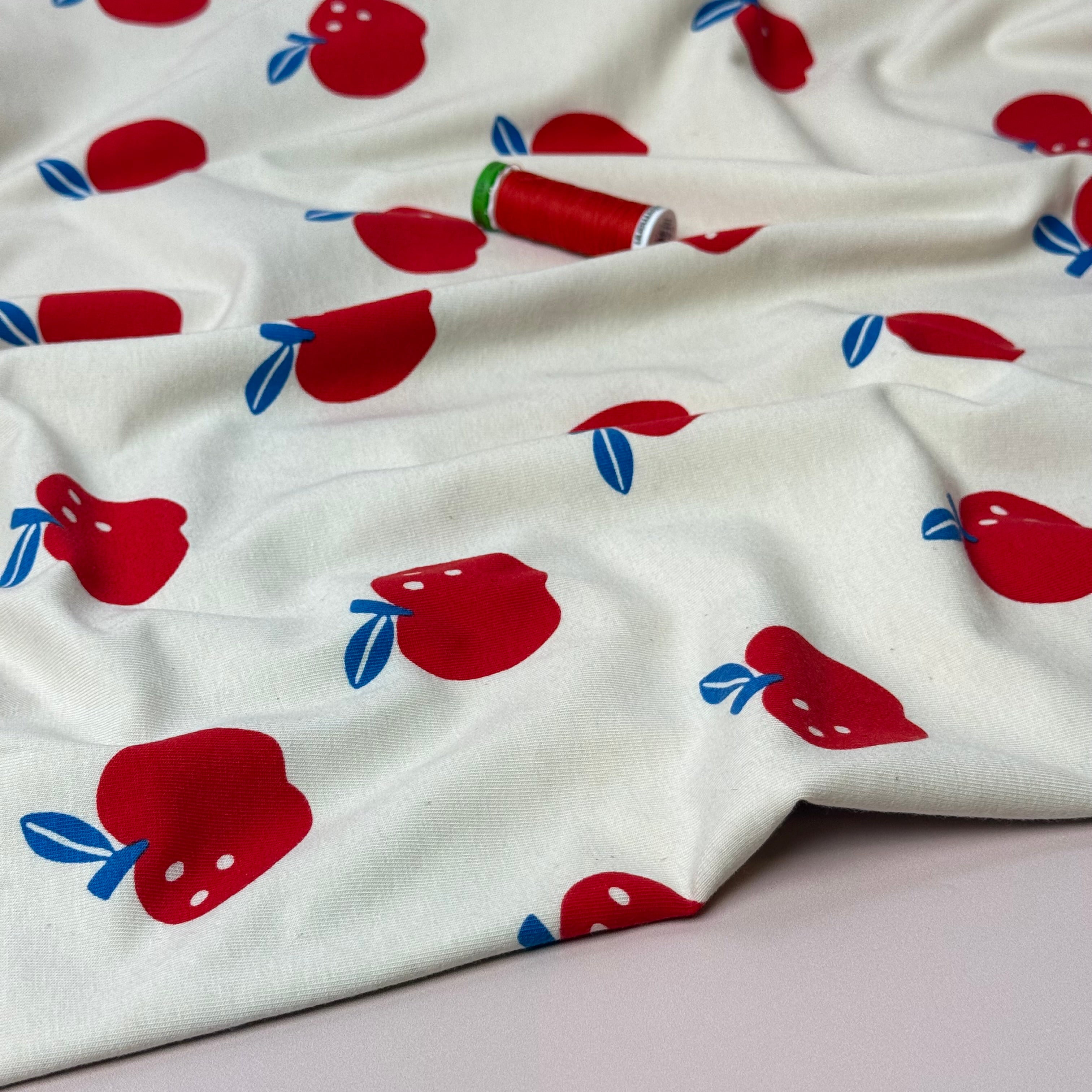 Apples Natural GOTS Organic Cotton Jersey