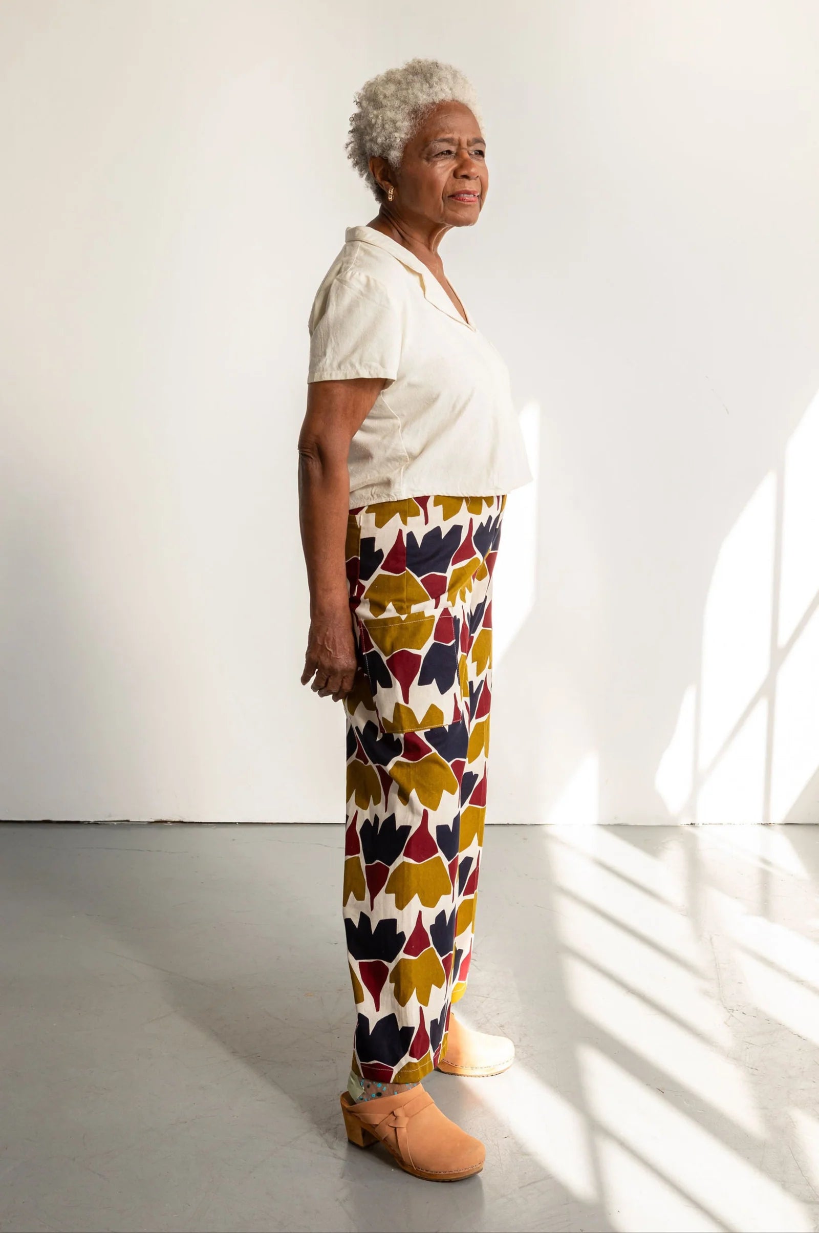 Making An Outfit Colour Bundle and Sewing Kit - Flanêur Trousers in Fuchsia Stripes and Dew Top in Derby Cherry Ribbed Jersey