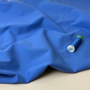 Essential Chic Bright Blue Plain Cotton Jersey Fabric