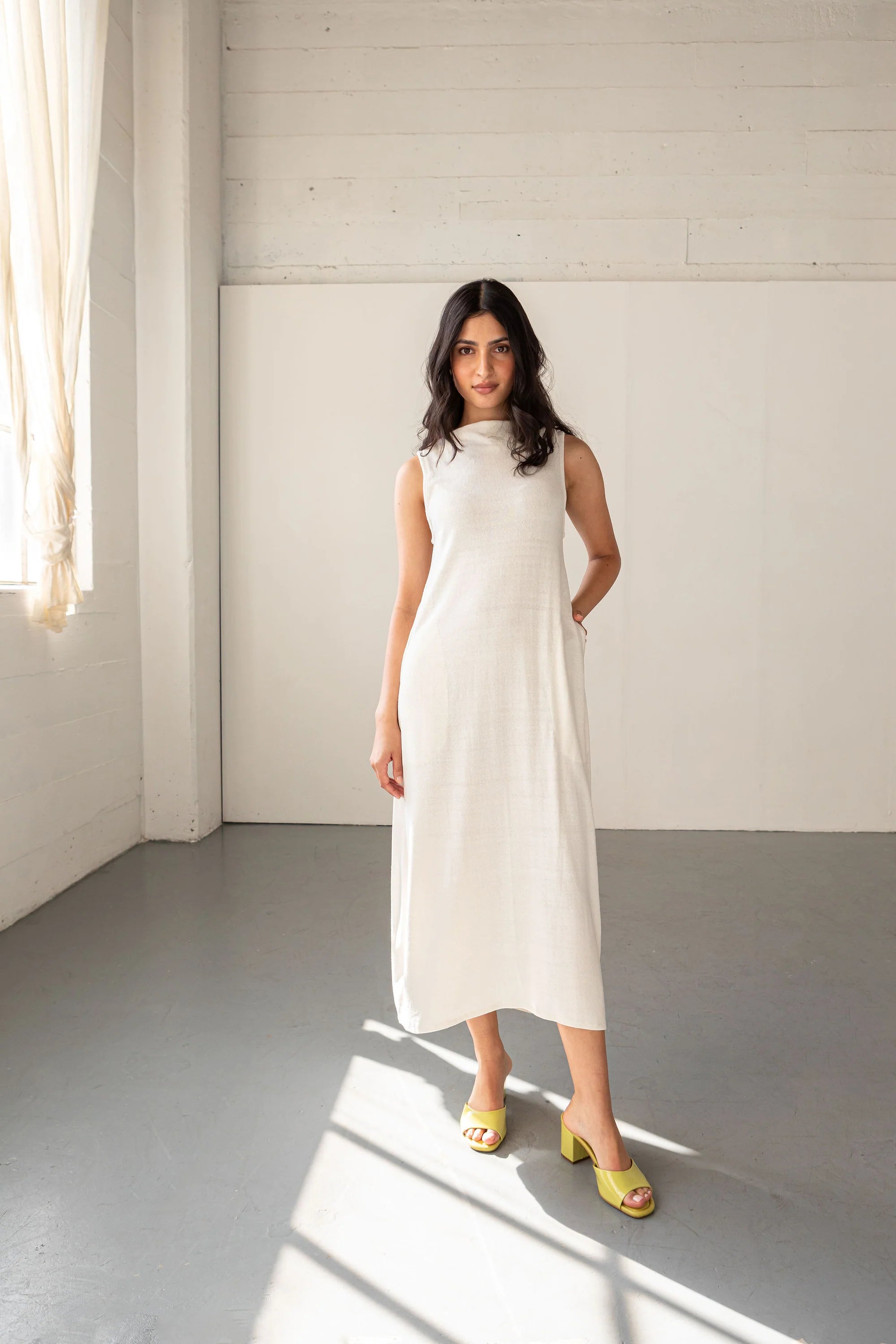 Sewing Kit - Friday Pattern Co Dew Top or Dress Sewing Kit in Derby Rib Knit Jersey