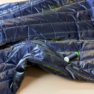 Navy Quilted Puffer Fabric