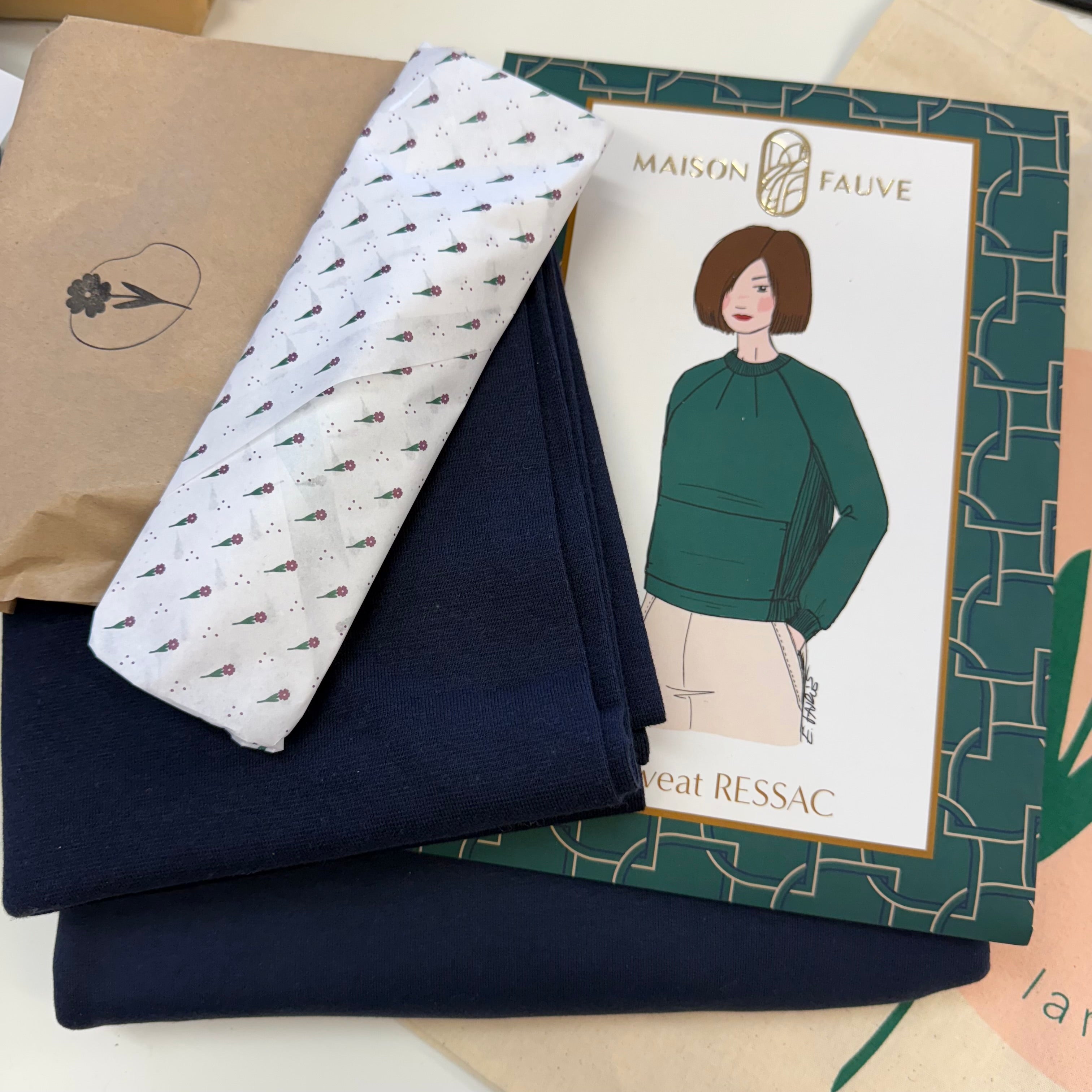 Sewing Kit - RESSAC Sweater with pattern - Multiple Colour & Print Options