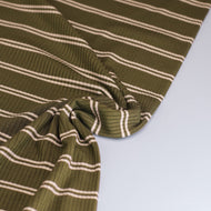 Meet MILK - Derby Slim Stripe Ribbed Jersey in Juniper with TENCEL™ Modal Fibres