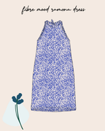 Sewing Kit - RAMONA Dress in Sealife Linen Viscose