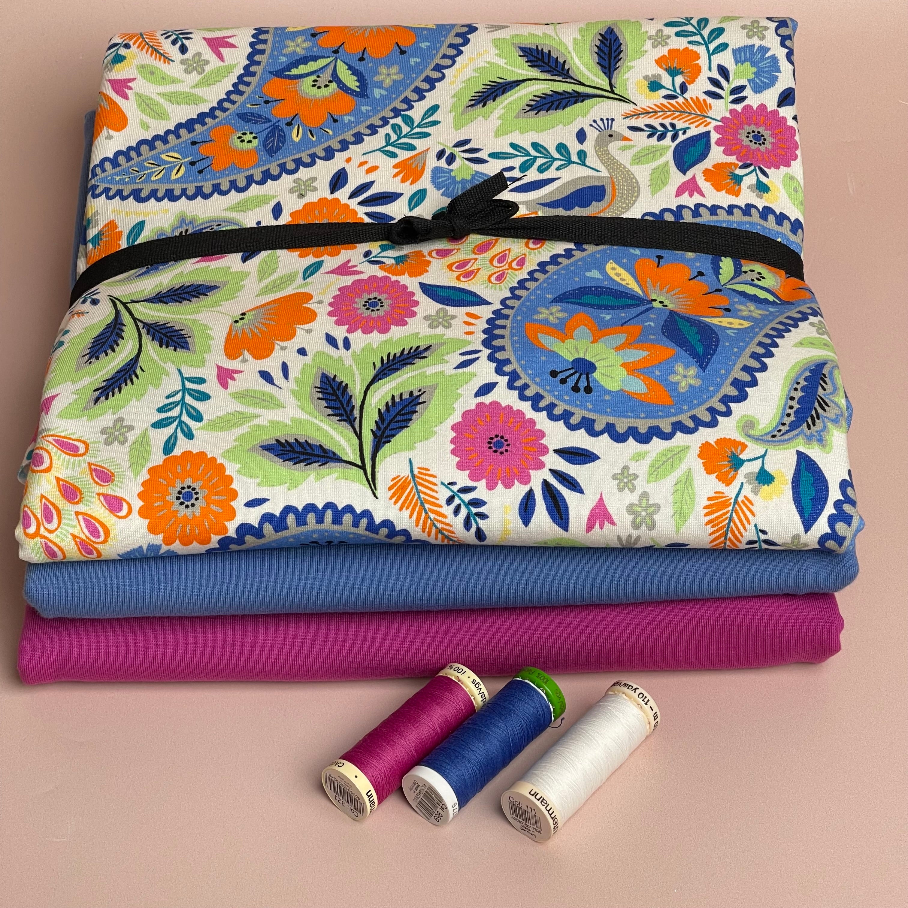 Make an Outfit Colour Bundle - Spring Garden Cotton Jersey Fabrics