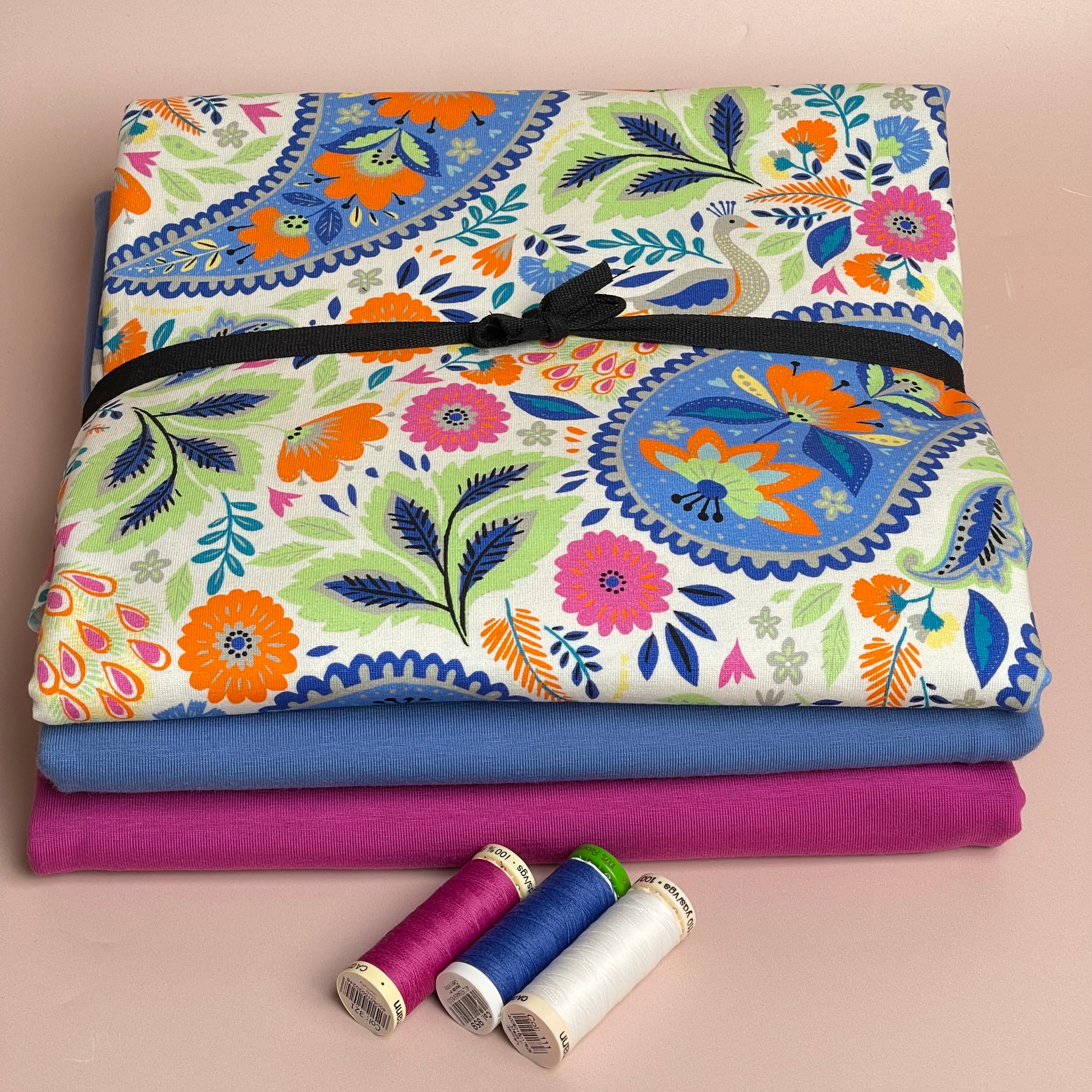 Make an Outfit Colour Bundle - Spring Garden Cotton Jersey Fabrics