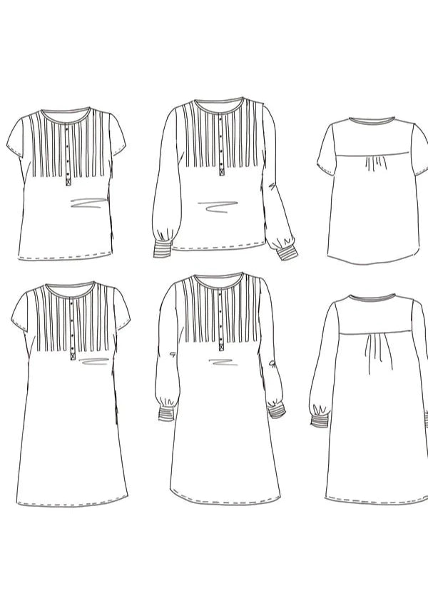 Maison Fauve - Atlas Shirt and Shirt Dress Sewing Pattern
