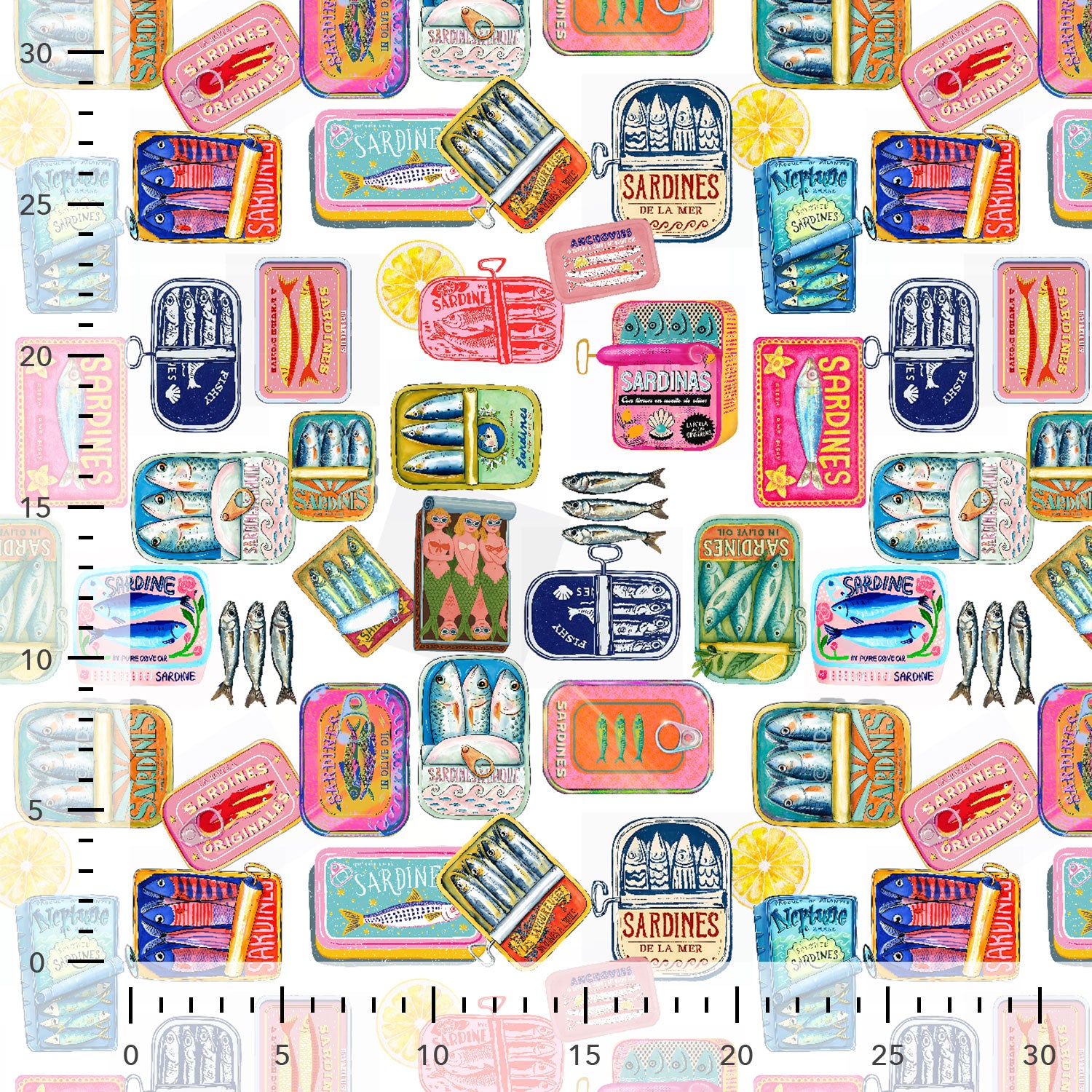 Sardine White Cotton Jersey Fabric