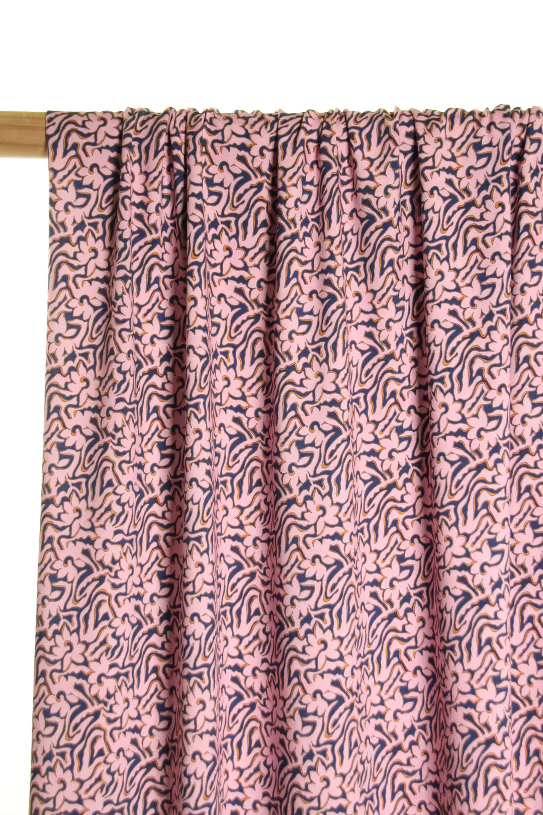 Atelier Jupe - Pink and blue Viscose Fabric
