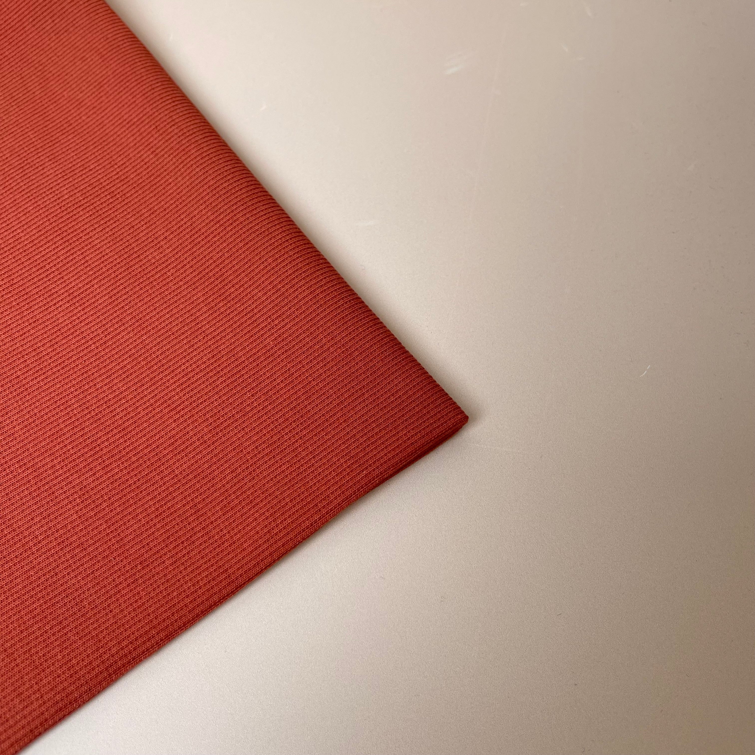 Mind The MAKER - Organic 2x1 Rib Knit Coral