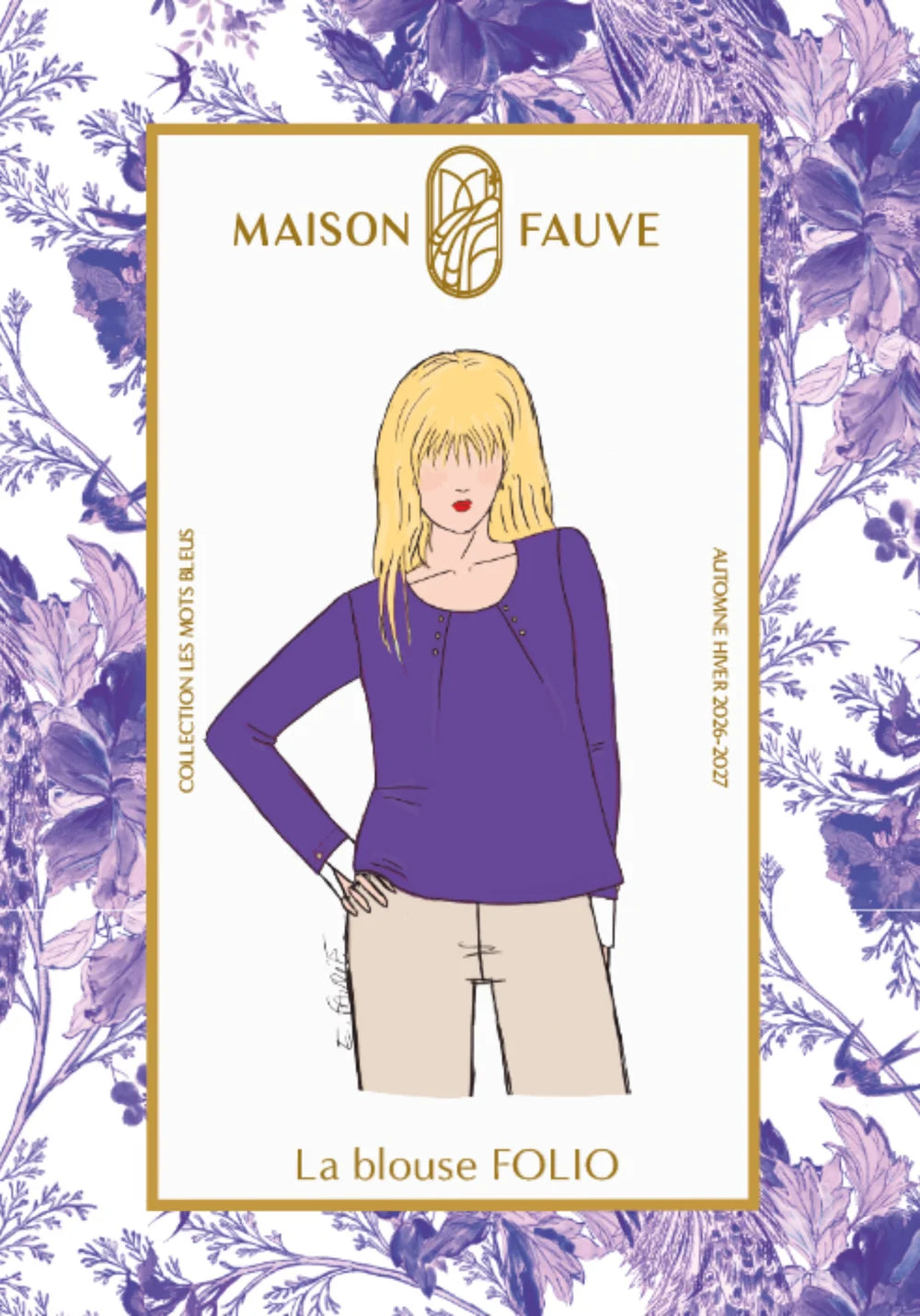 Maison Fauve - FOLIO Blouse Paper Sewing Pattern