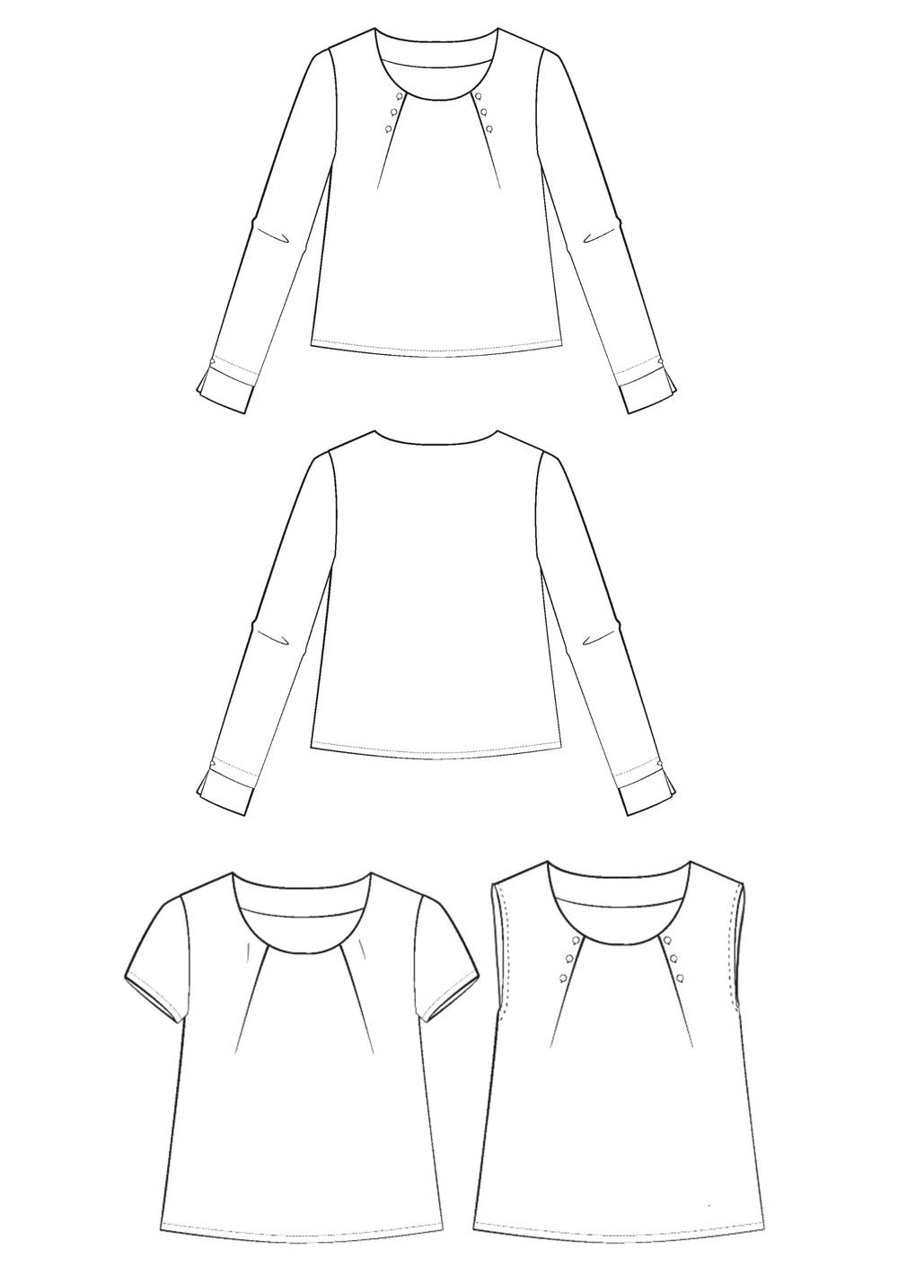 Maison Fauve - FOLIO Blouse Paper Sewing Pattern