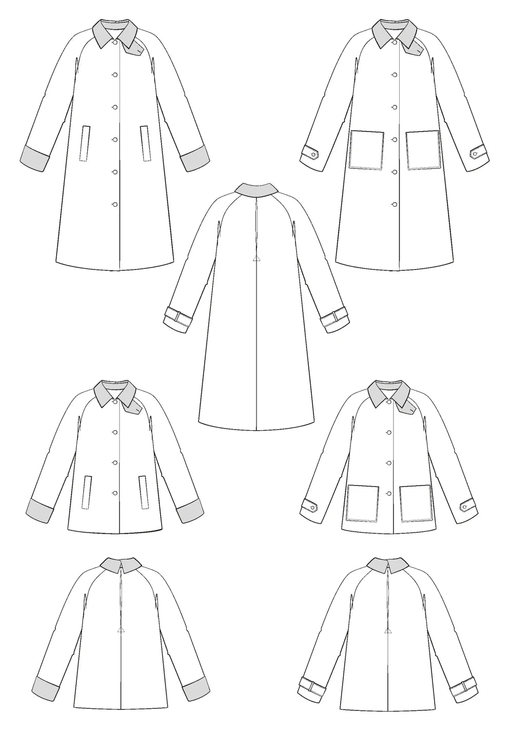 Maison Fauve - ROMAN Overcoat Sewing Pattern