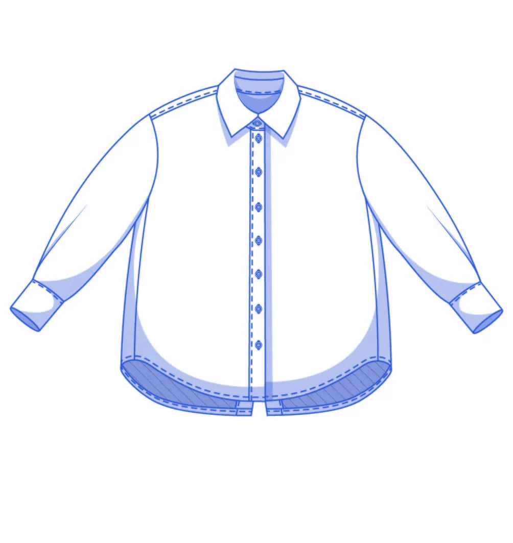 Fibre Mood - LIBBIE & LOGAN & LYDIA & LENA & LEE Shirt Sewing Pattern