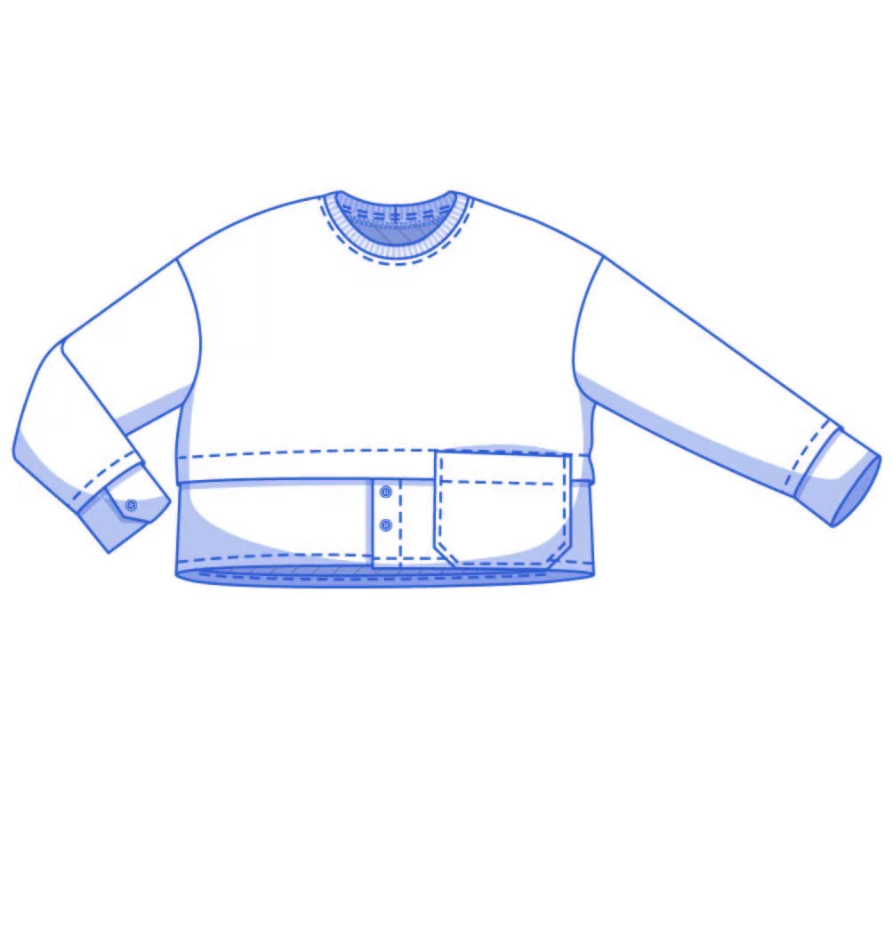 Fibre Mood - OLLIE Sweater Sewing Pattern